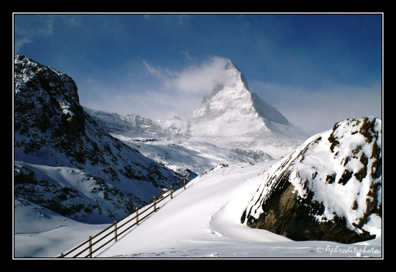 12 Cervin en hiver
